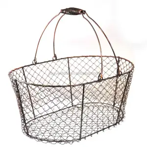 wire mesh basket wire egg basket wholesale stainless steel wire mesh baskets