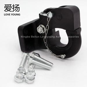 <span class=keywords><strong>Crochet</strong></span> de remorquage <span class=keywords><strong>universel</strong></span> en acier noir de type 2T-3T pour remorque - Product Image 3