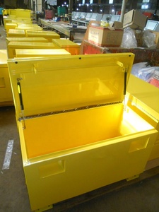 Caja de Herramientas Rodante de Acero Amarilla Grande e Impermeable con Ruedas - Product Image 2