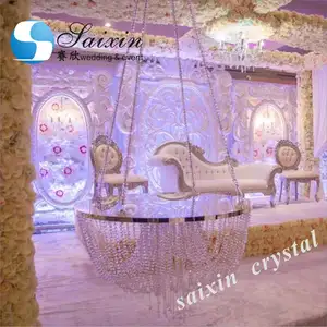 Support à gâteaux en cristal scintillant, équipement de décoration pour événements