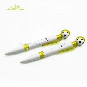 शंघाई Eago प्रचार नवीनता उपहार फुटबॉल ballpoint कलम फुटबॉल बॉल पेन के साथ स्वनिर्धारित लोगो