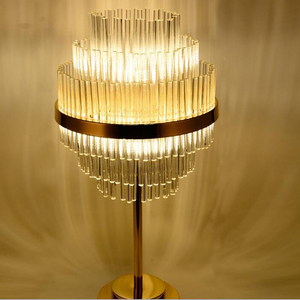 <span class=keywords><strong>Lampe</strong></span> de table en cristal de couleur dorée moderne <span class=keywords><strong>SIMIG</strong></span> pour hôtel, villa - Product Image 4