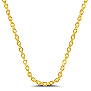 RINNTIN SC06 cadenas de oro Jewellery Bulk Italian 925 Sterling Silver Cable Chains Link Gold Chain for Women