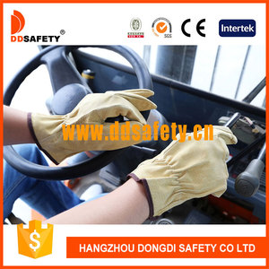 Auto luva de couro en cuir gants <span class=keywords><strong>pilote</strong></span> cuir de porc de sécurité travail <span class=keywords><strong>pilote</strong></span> conduite gants d'hiver ( DLD104 ) - Product Image 3