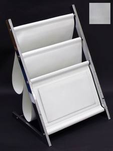 Porte-revues en métal élégant décoratif avec strass vert - Product Image 5