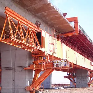 Ereção Full Span Método Ponte Superestrutura Construção 600Ton Movable Andaimes Sistema Guindaste