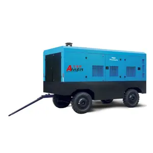 1100 cfm 25bar 디젤 엔진 힘 screw air compressor