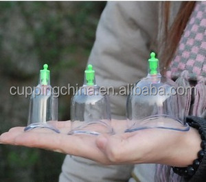 <span class=keywords><strong>Kangzhu</strong></span> Curvo tradicional Chinesa Vacuum Cupping Set Para Joint 3 Copos cupping set - Product Image 3
