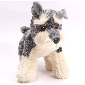 Lindo Peluche <span class=keywords><strong>de</strong></span> Perro, Adorable <span class=keywords><strong>Schnauzer</strong></span> <span class=keywords><strong>Miniatura</strong></span> para Regalo, Peluche - Product Image 2