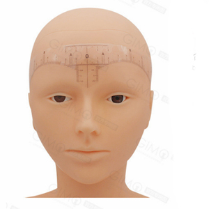 Pegatina de regla de cejas para Microblading, plantilla de medida adhesiva desechable para tatuajes, herramientas de maquillaje para cejas (50 Uds. De paquete) - Product Image 3