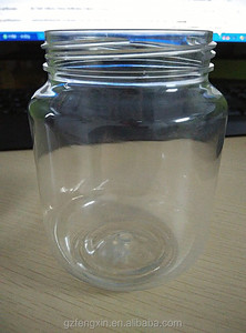 30oz 900ml cấp thực phẩm vật nuôi nhựa <span class=keywords><strong>jar</strong></span> với màu đen vít nắp nắp - Product Image 5