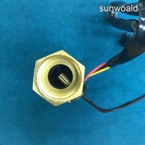 Sunwoald G1/2 "<span class=keywords><strong>1</strong></span> ~ 20L/min hội trường đồng thau Cảm biến lưu lượng nước đo lưu lượng nước cho bể nước với Temp. Cảm biến - Product Image 5
