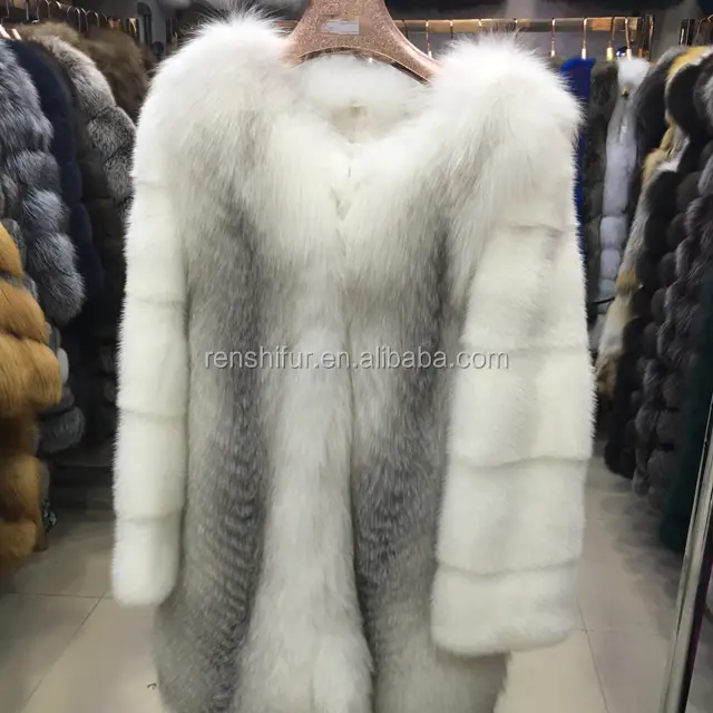 여성 패션 진짜 밍크 모피 러시아 겨울 코트