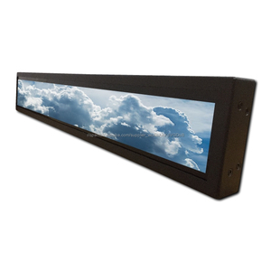 Amplia <span class=keywords><strong>tienda</strong></span> de abarrotes, anuncios digitales electrónicos, 6.85 * 3 pulgadas, pantalla LCD de borde de estante - Product Image 4