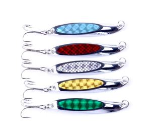 Leurre métallique de type cuillère avec anneau <span class=keywords><strong>fendu</strong></span> en fer, appât artificiel de haute qualité idéal pour la pêche au bar ou au brochet, 7CM, 21G - Product Image 2