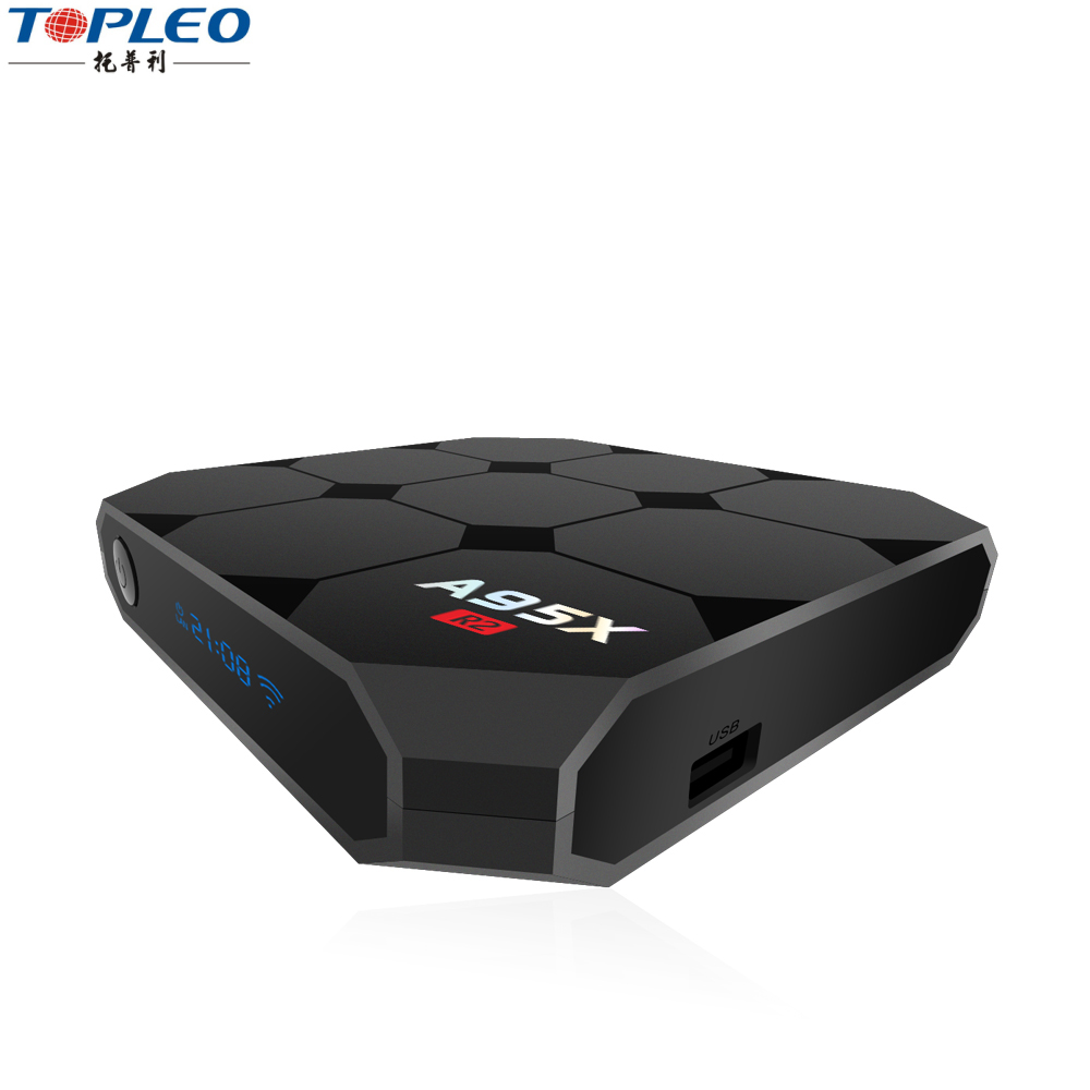 Últimas mayorista android 7.1 smart tv box A95X R2 receptor digital de satélite