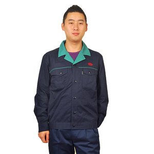 100% algodón rojo mecánico trabajo chaqueta y pantalones uniforme - Product Image 2