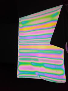 Băng Keo Polyester Phản Quang Màu Bạc Ánh Sáng EN20471 Loại 2 Vải Túi Linh Hoạt Phản Quang Cổ Điển Phản Chiếu Ánh Nắng Mặt Trời Tầm Nhìn Cao - Product Image 4