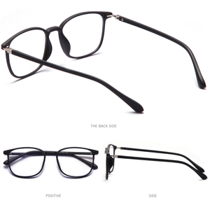 Kacamata Bingkai Optik Anti Sinar Biru Wanita, Merek Baru Tipe Retro Klasik Vintage TR90 Engsel Logam Anti Sinar Biru Tanpa Bantalan Hidung - Product Image 2