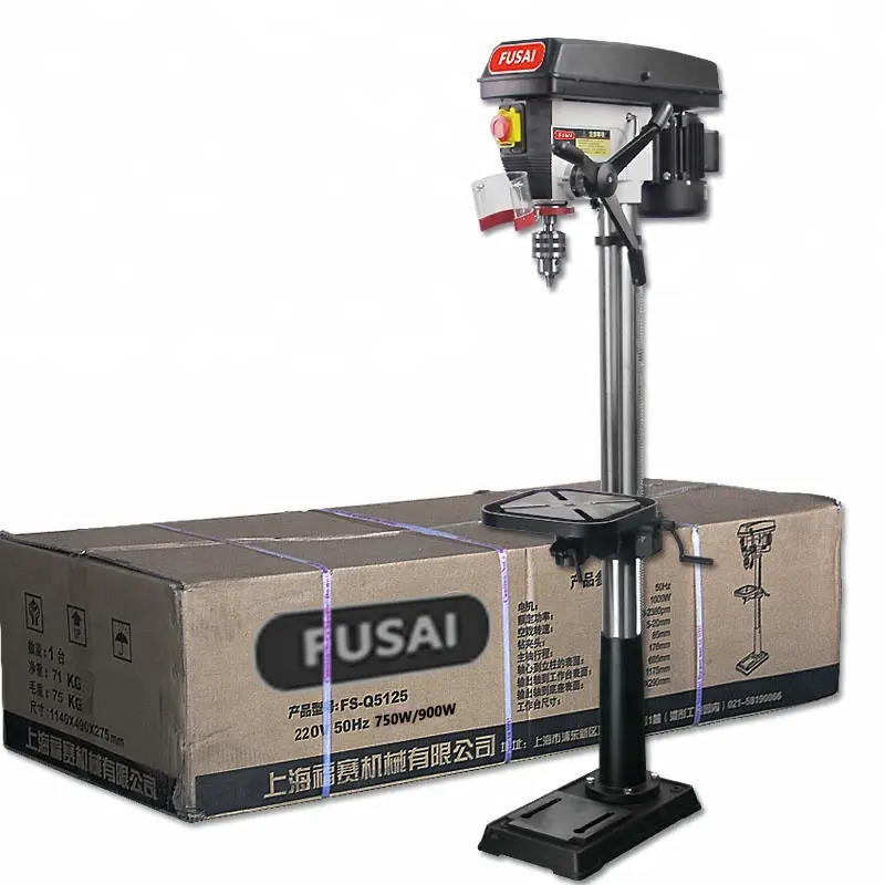 Fusai 25mm high quality vertical drilling machine with laser positioner