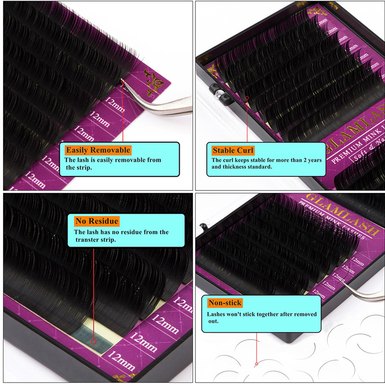 Высококачественные мягкие Накладные ресницы belle premium от производителя, оптовая продажа индивидуальных ресниц из искусственной норки