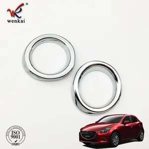 Hight Quality!!! Front Foglight Cover For Mazda Demio 2 Car Accessories