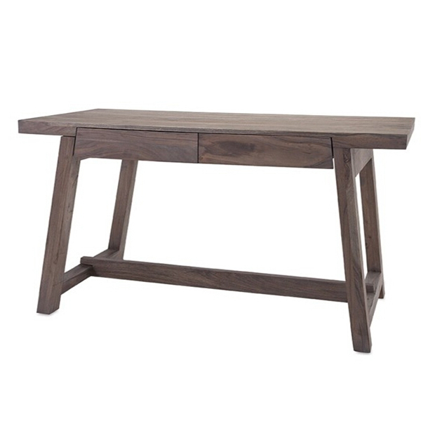 DK-046 стол из натурального массива дерева с ящиками деревянная мебель