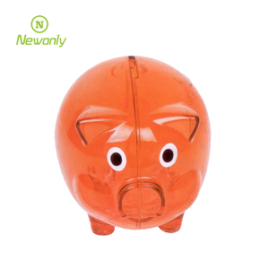 Hot-Selling Clear Plastic Piggy Bank With <strong>Coin</strong> Counter Lovely Box Pattern Design Perfect Kid's Gift With Number Feature - Product Image 5