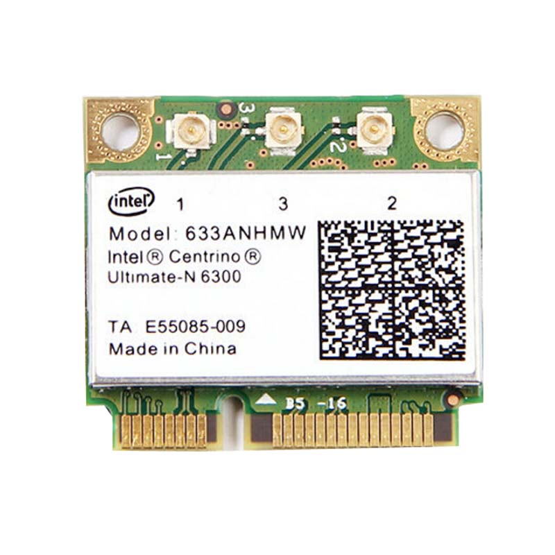 Для Intel Centrino Ultimate-N 6300 633ANHMW 450Mbp беспроводная Wi-Fi Половина мини PCIe карта