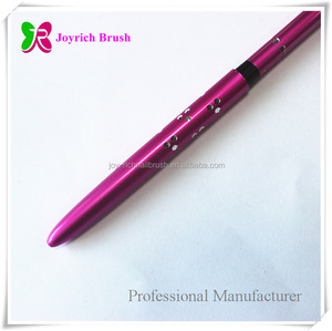 Kolinsky escultura Nail Art Brush moda de diamante cepillo púrpura con tapa - Product Image 3