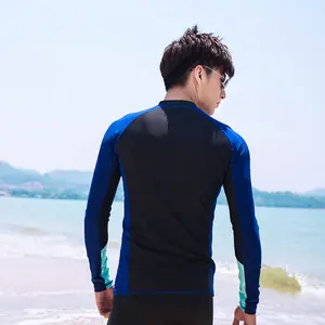 men's Surfing lycra long sleeve rash guard