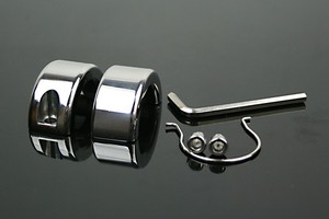 Gancio per pene in acciaio inossidabile con chiusura a vite in metallo anelli con morsetto per pene, blocco del testicolo dello scroto - Product Image 4