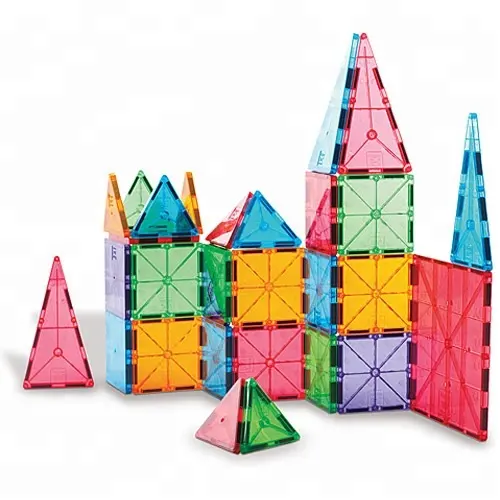 Magnetic Toys for Toddlers Kids Magnetic Building Blocks Preschool Magnet Set Magnetic Stem Toys 60 Pieces