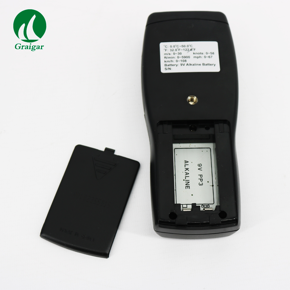 Smart Sensor AR866 Digital Thermal Anemometer Wind Speed Meter