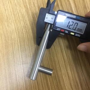 Satin Nickel T Bar Xử Lý Kéo Tủ Phần Cứng <span class=keywords><strong>Euro</strong></span> Phong Cách - Product Image 3