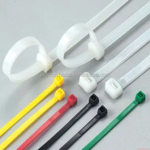 Self-Locking Type and Nylon Material Plastic Fastener Promotional All Colors Self-locking Elastic Nylon Cable Tie