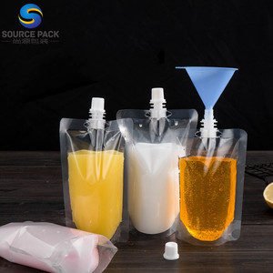 Đứng Lên Rõ Ràng Spout <span class=keywords><strong>Pouch</strong></span> Với Tap Sữa Lỏng Túi - Product Image 2