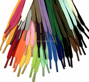 เชือกผูกรองเท้าแบบแบนโพลีเอสเตอร์รุ่น SC-F รุ่น TW OEM/ODM สีตามสั่ง ขนาดตามสั่ง พร้อมบริการ OEM สำหรับรองเท้าผ้าใบและรองเท้ากีฬา - Product Image 2