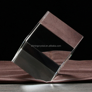 Sampel Gratis Memotong Sudut Kristal Kosong untuk 3D Laser Engraving - Product Image 2