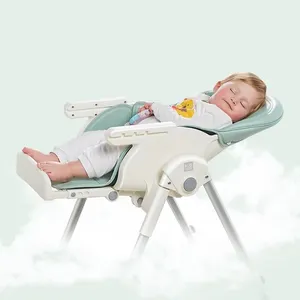 Kub nora cadeira de alimentação bebê 3 em 1, crianças cadeira alta portátil jantar