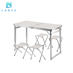 Alluminio Portatile pieghevole pieghevole di campeggio di picnic <span class=keywords><strong>tavolo</strong></span> <span class=keywords><strong>panca</strong></span> formati - Product Image 5