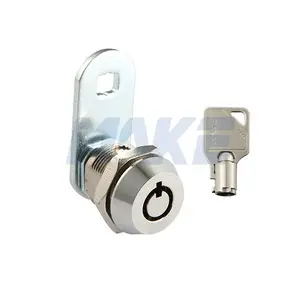 MK100BS Zinc Alloy Guard Security Pin Tubular Key Cylinder Lock For Information Kiosk