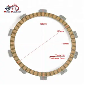 Motorcycle 250cc 390cc Clutch Disc、Clutch PlateためKTM 390 Duke / RC390 / EXC-F 250 / SX-F 250 / XC-F 250