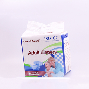 Alta absorbente pañal para adultos no tejida Ultra grueso adulto pañal 10 piezas - Product Image 4