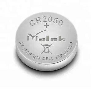 3V Li-MnO2 CR2050 lithium button cell battery with good quality