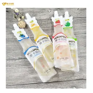 Beverage Juice Packaging Stand Up Spout Disposable Drinking Bag Pouch