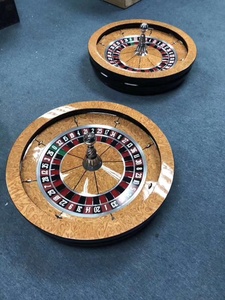 Ruedas de madera maciza para <span class=keywords><strong>ruleta</strong></span> Baccarat Texas Poker Blackjack de 32 pulgadas al por mayor - Product Image 4