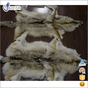 Hot Sale <span class=keywords><strong>Coyote</strong></span> réelle de haute qualité Peau fourrure tannée Peau de fourrure authentique à <span class=keywords><strong>prix</strong></span> abordable - Product Image 3
