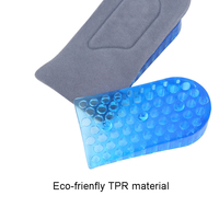 Semelles rehausseuses ajustables en TPR pour chaussures, inserts augmentant la taille