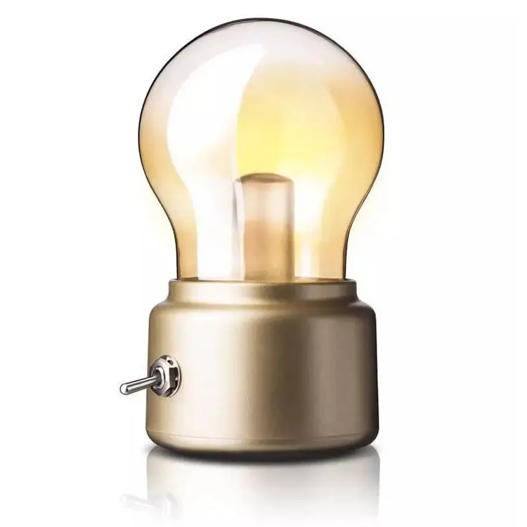 Goldmore Portable Rechargeable USB Mini Desk Lamp Led Light Bulb for Reading